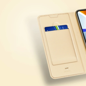 Dux Ducis Skin Pro etui Xiaomi Poco C40 pokrowiec z klapką portfel na kartę podstawka czarne