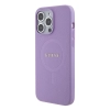 Etui Guess Saffiano MagSafe do iPhone 15 Pro Max - fioletowe