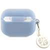 Etui Guess 3D Rubber 4G Diamond Charm na AirPods Pro 2 - niebieskie