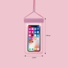 Wodoodporne etui na telefon 115 mm x 220 mm torebka na basen plażę czarny