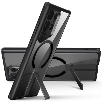 Etui ESR Flickstand Boost Halolock na Samsung Galaxy S24 Ultra - przezroczysto-czarne