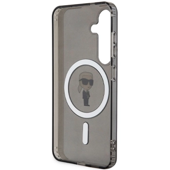 Etui Karl Lagerfeld IML Ikonik MagSafe na Samsung Galaxy S24 - czarne
