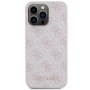 Etui Guess 4G Metal Gold Logo na iPhone 15 Pro Max - różowe