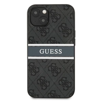 Etui Guess 4G Stripe na iPhone 13 - szare