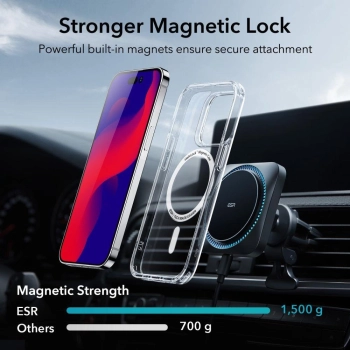 Etui ESR Classic Hybrid Halolock z MagSafe na iPhone 14 Pro Max - przezroczyste
