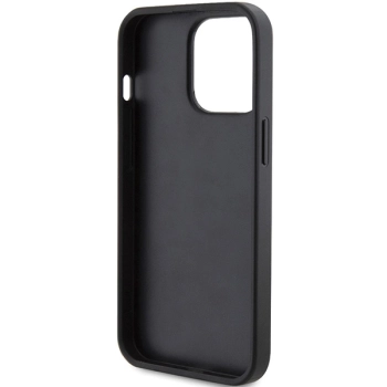 Etui Guess 4G Triangle Metal Logo na iPhone 15 Pro Max - czarne