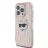 Etui Karl Lagerfeld IML Choupette Head & Monogram na iPhone 13 Pro Max - różowe