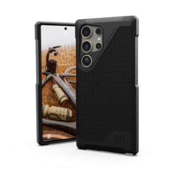 Etui UAG Metropolis LT Magnet do Samsung Galaxy S24 Ultra z modułem magnetycznym - czarny kevlar