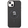 Etui Karl Lagerfeld IML Ikonik MagSafe na iPhone 15 Plus - czarne