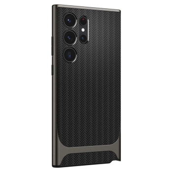Etui Spigen Neo Hybrid na Samsung Galaxy S23 Ultra - metaliczny szary