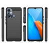 Carbon Case etui do Infinix Hot 20i elastyczny silikonowy karbonowy pokrowiec czarne