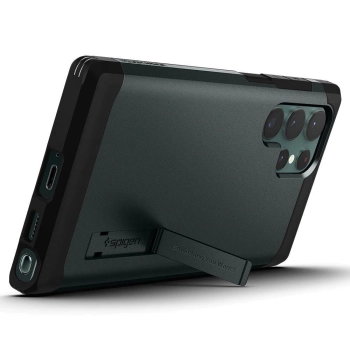 Etui Spigen Tough Armor na Samsung Galaxy S22 Ulyta - zielone