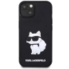 Etui Karl Lagerfeld Rubber Choupette 3D na iPhone 14 Plus - czarne