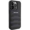 Etui AMG Leather Debossed Lines do iPhone 15 Pro - czarne