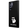 Etui Karl Lagerfeld Silicone Choupette na Samsung Galaxy S24 Ultra - czarne