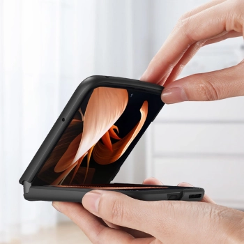 Dux Ducis Fino etui Motorola Razr 2022 pokrowiec z silikonową ramką czarne