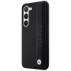 Etui BMW Leather Textured & Stripe na Samsung Galaxy S23+ - czarne