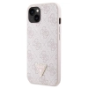 Etui Guess Crossbody 4G Metal Logo na iPhone 14 - różowe