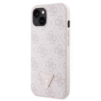 Etui Guess Crossbody 4G Metal Logo na iPhone 14 - różowe