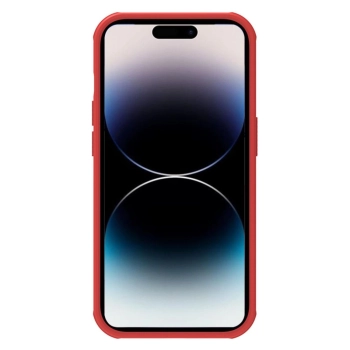 Nillkin Super Frosted Shield Pro etui iPhone 14 Pro Max pokrowiec na tył plecki czerwony