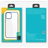 Joyroom New Beautiful Series ultra cienkie przezroczyste etui z metaliczną ramką do iPhone Pro Max 12 czarny (JR-BP796)