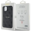 Etui Guess 4G Collection Leather Metal Logo MagSafe na iPhone 15 Plus / 14 Plus - czarne