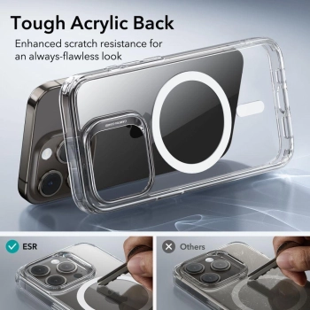 Etui ESR Classic Hybrid Halolock MagSafe na iPhone 15 Pro Max - przezroczyste