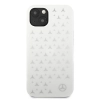 Etui Mercedes Silver Stars Pattern na iPhone 13 mini - białe
