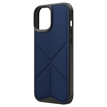 Etui UNIQ Transforma Magclick Charging na iPhone 14 Pro - niebieskie