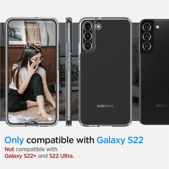 Etui Spigen Liquid Crystal na Samsung Galaxy S22 - przezroczyste