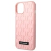 Etui Karl Lagerfeld 3D Monogram na iPhone 14 Plus - różowe