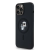 Etui Karl Lagerfeld Silicone Karl&Choupette MagSafe na iPhone 13 Pro Max - czarne