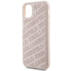 Etui Karl Lagerfeld Quilted K Pattern na iPhone 11 / Xr - różowe