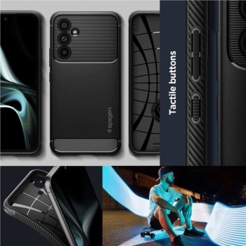Etui Spigen Rugged Armor na Samsung Galaxy A54 5G - czarny mat