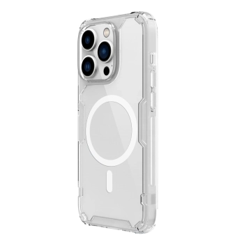 Nillkin Nature Pro Magnetic Case etui iPhone 14 Pro magnetyczny pokrowiec MagSafe przezroczysty