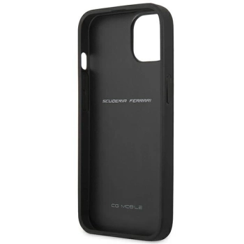 Etui Ferrari On Track Carbon Stripe na iPhone 13 mini - czarne