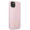 Etui Guess Silicone Triangle na iPhone 13 mini - fioletowe