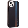 Etui BMW IML Tricolor Stripe na iPhone 14 - czarne