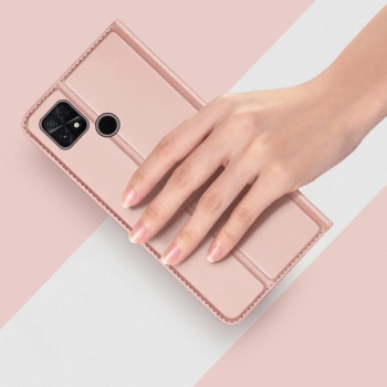 Dux Ducis Skin Pro etui Xiaomi Poco C40 pokrowiec z klapką portfel na kartę podstawka czarne