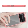 Outer Space Case etui do Xiaomi Poco X4 Pro 5G pokrowiec z elastyczną ramką czerwone