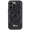 Etui Guess Quilted Metal Logo na iPhone 15 Pro Max - czarne