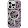Etui Guess Flower MagSafe na iPhone 14 Pro Max - różowe