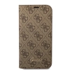 Etui Guess 4G Vintage Gold Logo na iPhone 14 Pro - brązowe