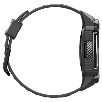 Etui z paskiem Spigen Rugged Armor Pro na Samsung Galaxy Watch 6 Classic (43 mm) - czarne