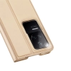 Dux Ducis Skin Pro kabura etui pokrowiec z klapką Xiaomi Poco F4 5G złoty