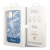 Etui Guess Porcelain Collection na iPhone 14 Plus - niebieskie