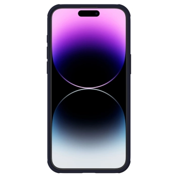 Pancerne etui Nillkin CamShield Pro Magnetic Case do iPhone 15 Pro z osłoną na aparat - fioletowe