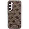 Etui Guess 4G Metal Gold Logo na Samsung Galaxy S23+ - brązowe