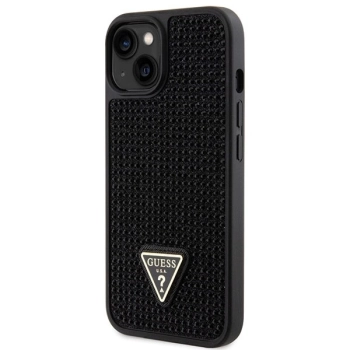 Etui Guess Rhinestone Triangle na iPhone 14 - czarne