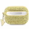 Etui Guess Rhinestone Triangle Charm na AirPods Pro 2 - złote